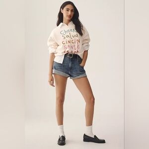 Jordan Nickson Anthropologie Cheers Graphic Sweatshirt